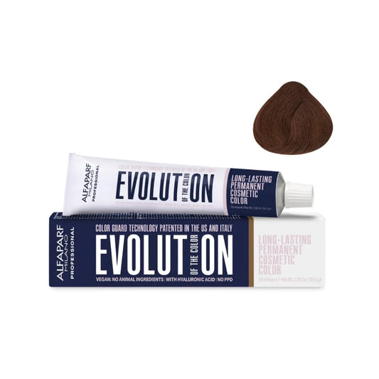 Tinte Evolution of the Color Alfaparf 7.35 Rubio Medio Dorado Caoba 60 Ml