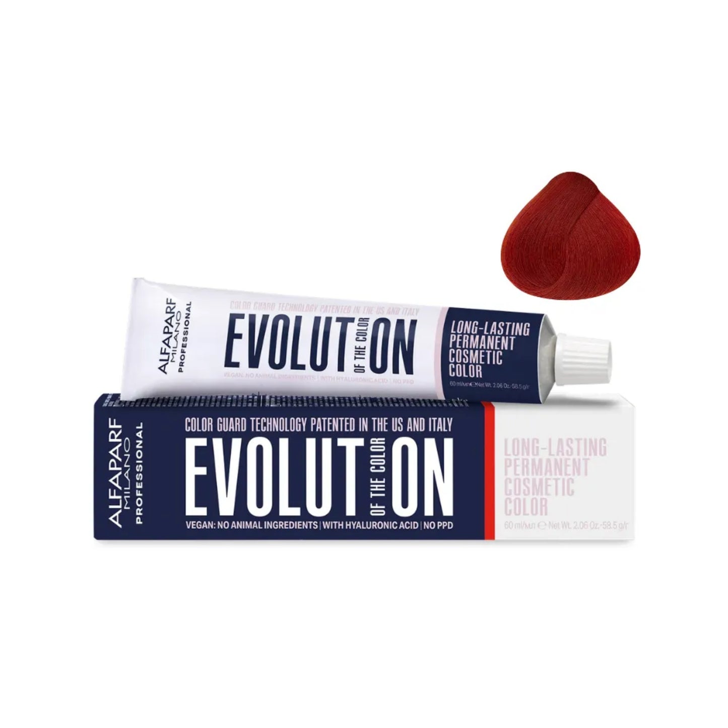 Tinte Evolution of the Color Alfaparf 7.661 Rubio Medio Rojo Intenso 60 Ml
