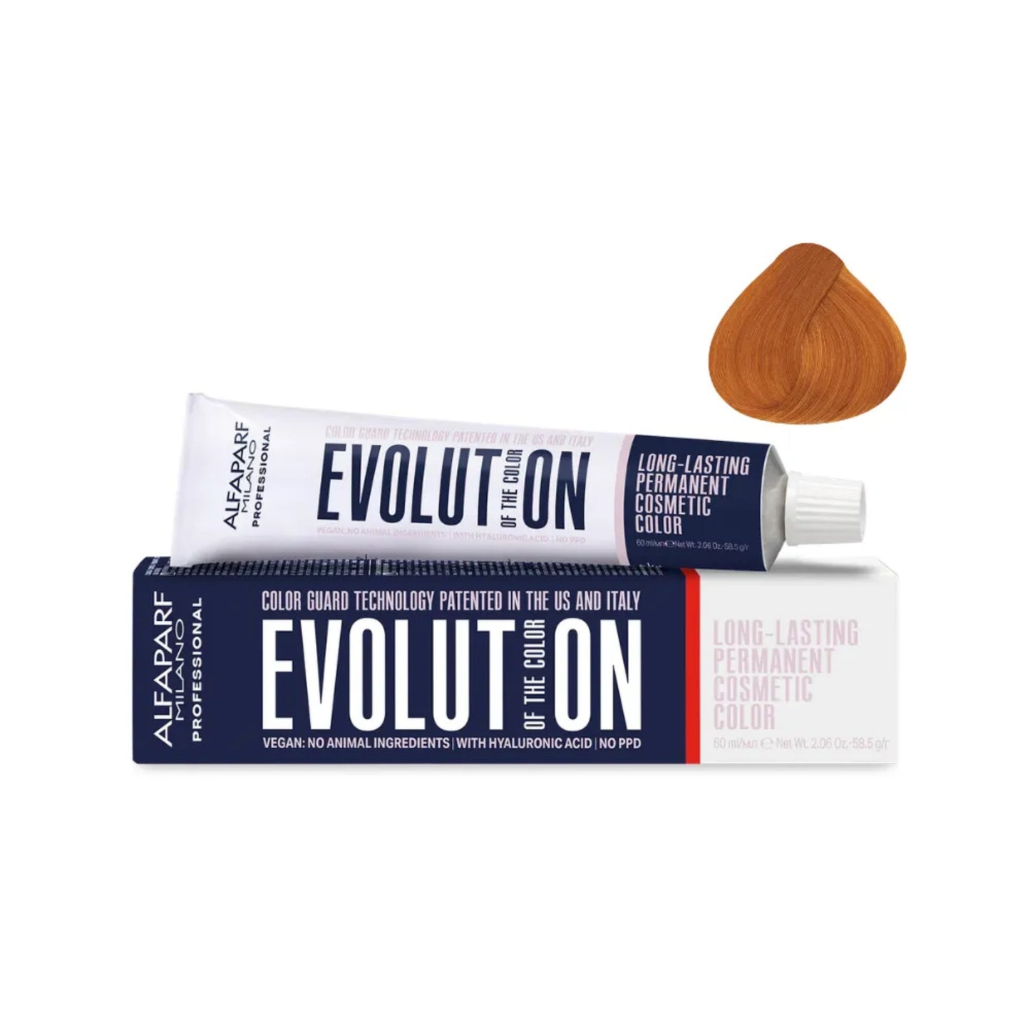 Tinte Evolution of the Color Alfaparf 8.34 Rubio Claro Dorado Cobre 60 Ml