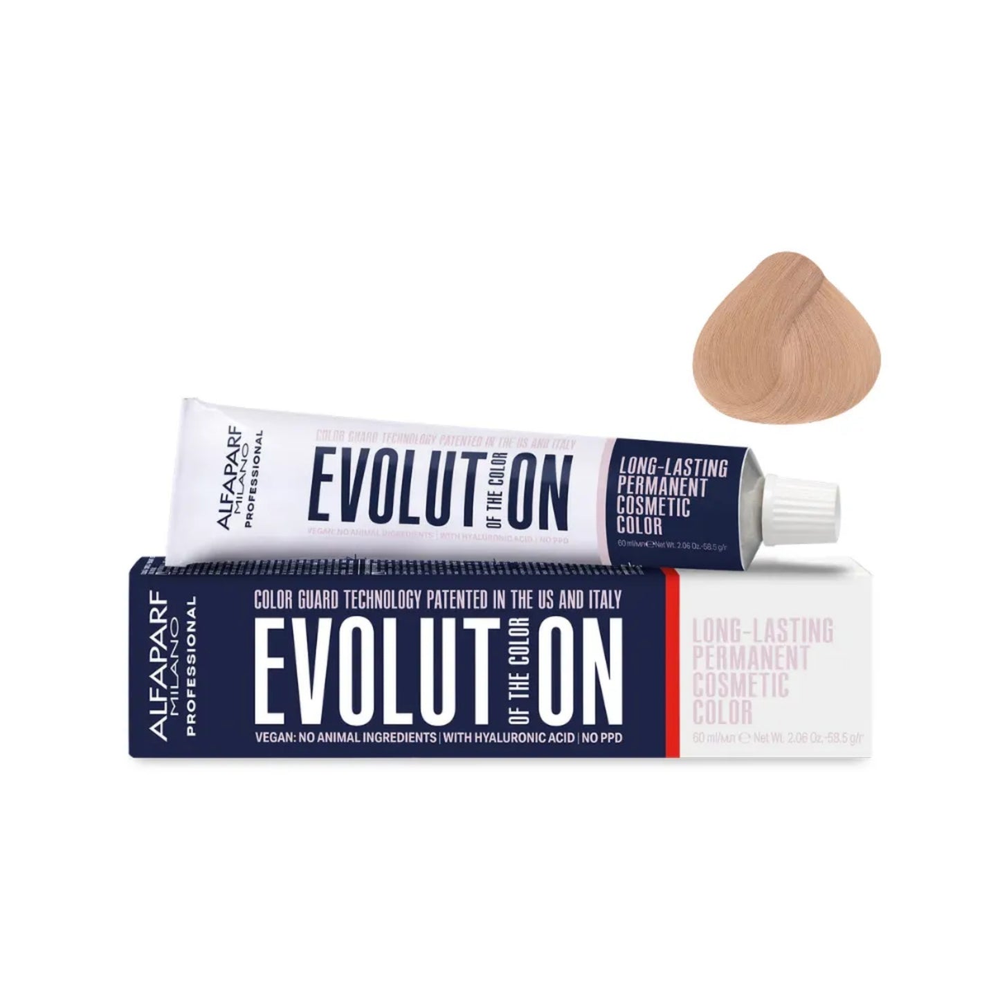 Tinte Evolution of the Color Alfaparf 9.423 Light Blonde Copper Violet Gold 60 Ml