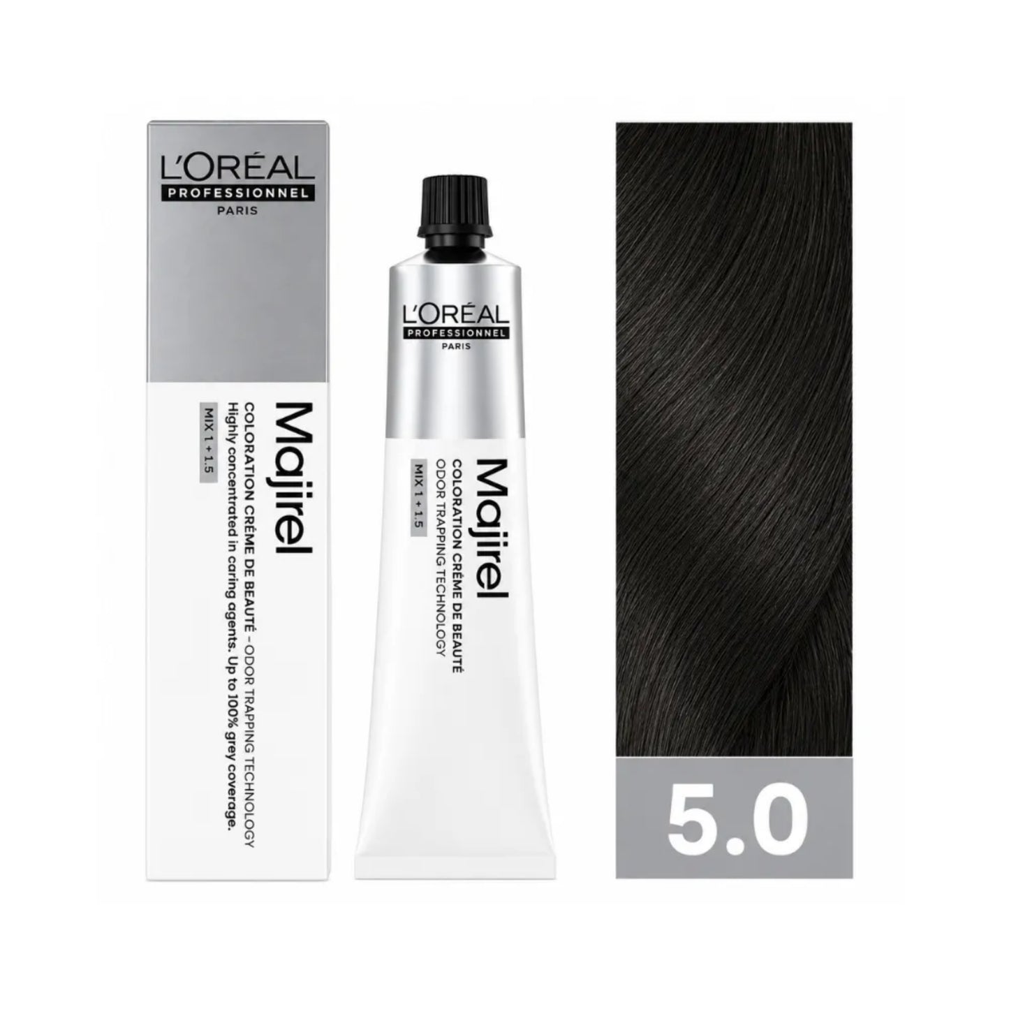 Tinte Majirel Loreal Profesional 5.0 Castaño Claro Profundo 60 Ml