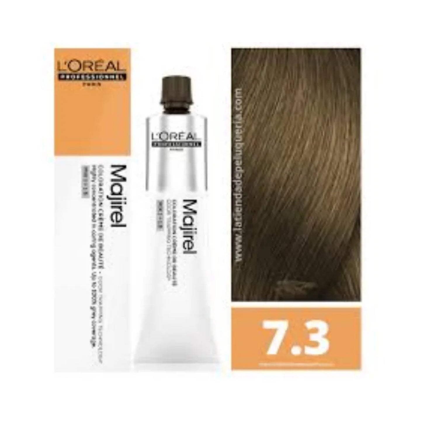 Tinte Majirel Loreal Profesional 7.3 Rubio Dorado 50 Ml
