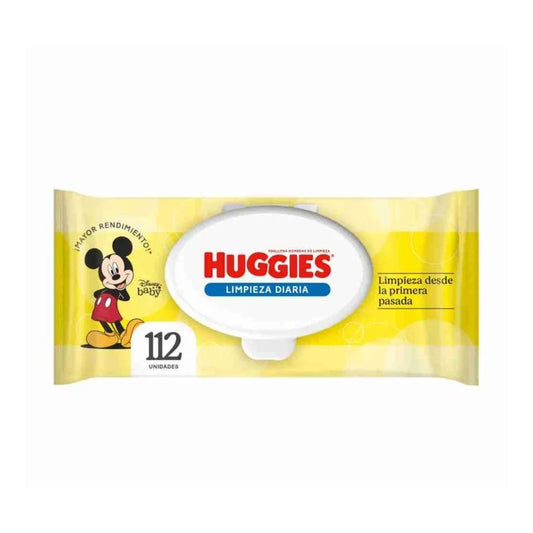 Toallitas Húmedas Huggies Limpieza Diaria - 112 Und