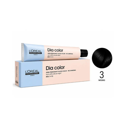 Tinte para Cabello Loreal Día Color 3 Castaño Oscuro Sin Amoniaco 60 Ml
