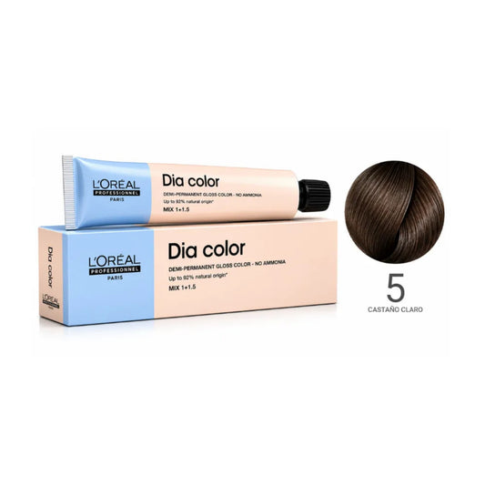 Tinte para Cabello Loreal Día Color 5 Castaño Claro Sin Amoniaco 60 Ml