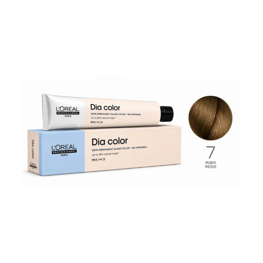 Tinte para Cabello Loreal Día Color 7 Rubio Sin Amoniaco 60 Ml