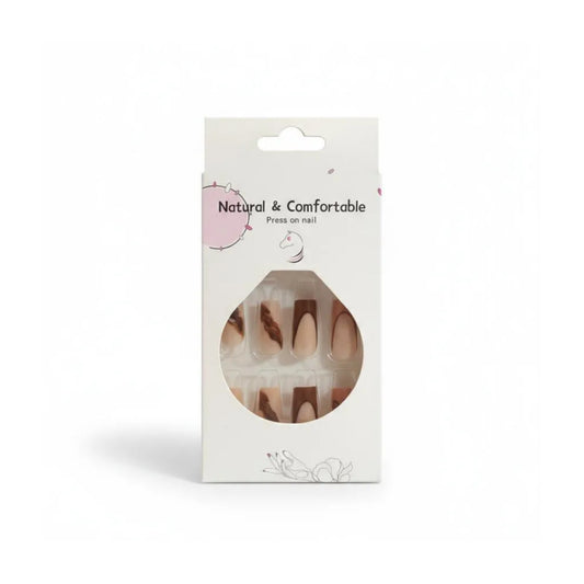 Uñas Postizas Marmoleadas