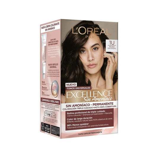 Tinte para Cabello Excellence Sin Amoniaco 1 U Negro Universal Caja 1 Und
