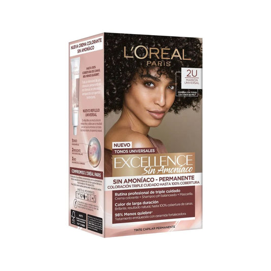 Tinte para Cabello Excellence Sin Amoniaco 2 U Marrón Universal Caja 1 Und
