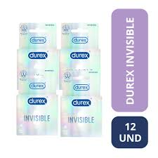 Pack Condones Durex Invisible 12 Und