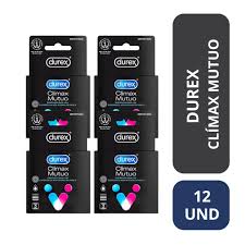 Pack Condones Durex Clímax Mutuo 12 Und