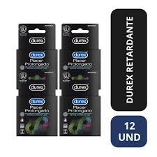 Pack Condones Durex Placer Prolongado 12 Und
