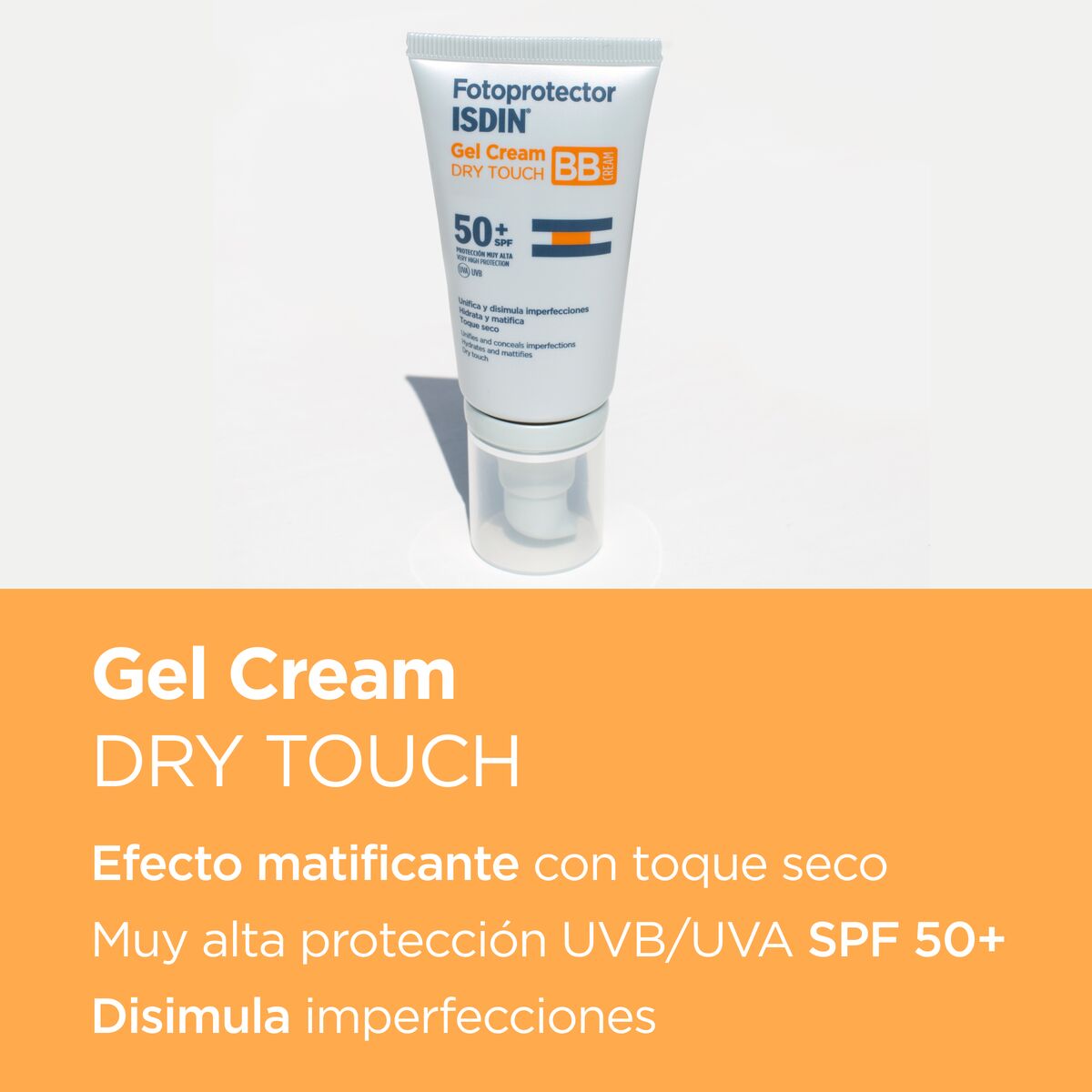 Isdin Fotoprotector Dry Touch Gel Crema Spf 50+ 50 Ml