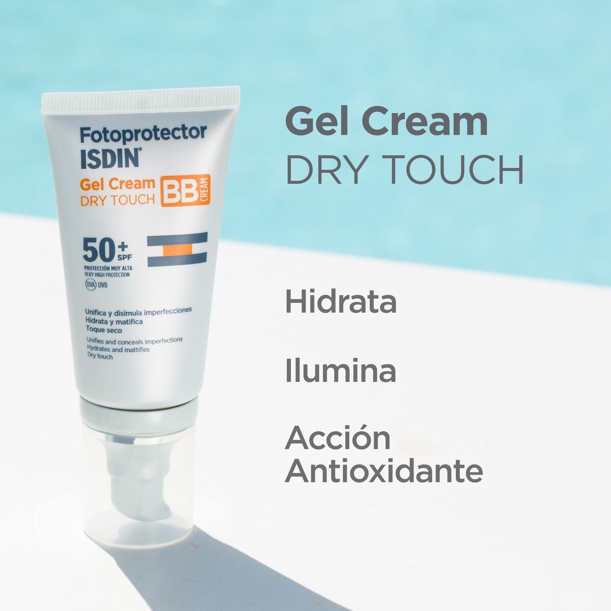 Isdin Fotoprotector Dry Touch Gel Crema Spf 50+ 50 Ml