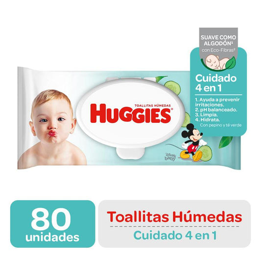 Toallitas Húmedas Huggies 4 en 1 80 Und