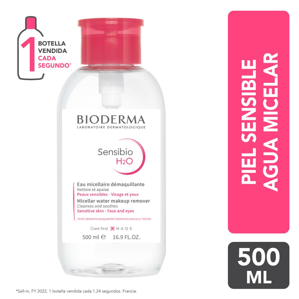 Sensibio H2o Bioderma Solución Micelar 500 Ml