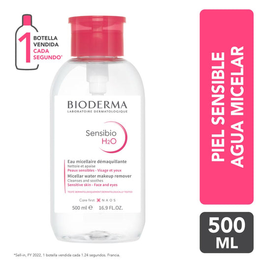 Sensibio H2o Bioderma Solución Micelar 500 Ml